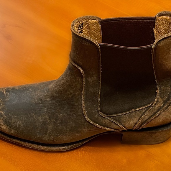 Moonshine Spirit by Brad Paisley Black Distressed Cowboy Boots from Boot Barn - Picture 2 of 7